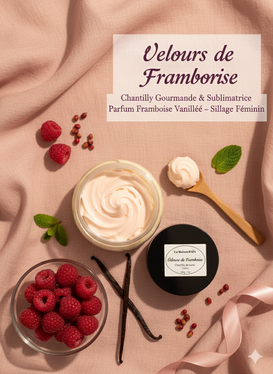 Velours de Framboise – Chantilly Gourmande & Sublimatrice